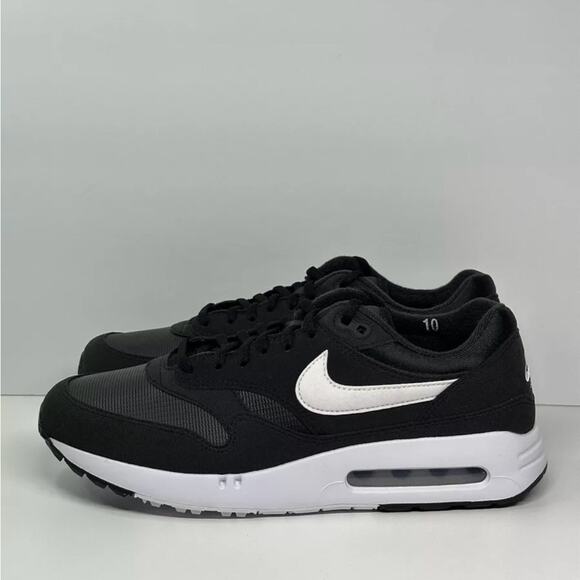 Nike Other - Nike Air Max 1 OG '86 Black White Spikeless Golf Shoe DV1403-010 Men's Size 11